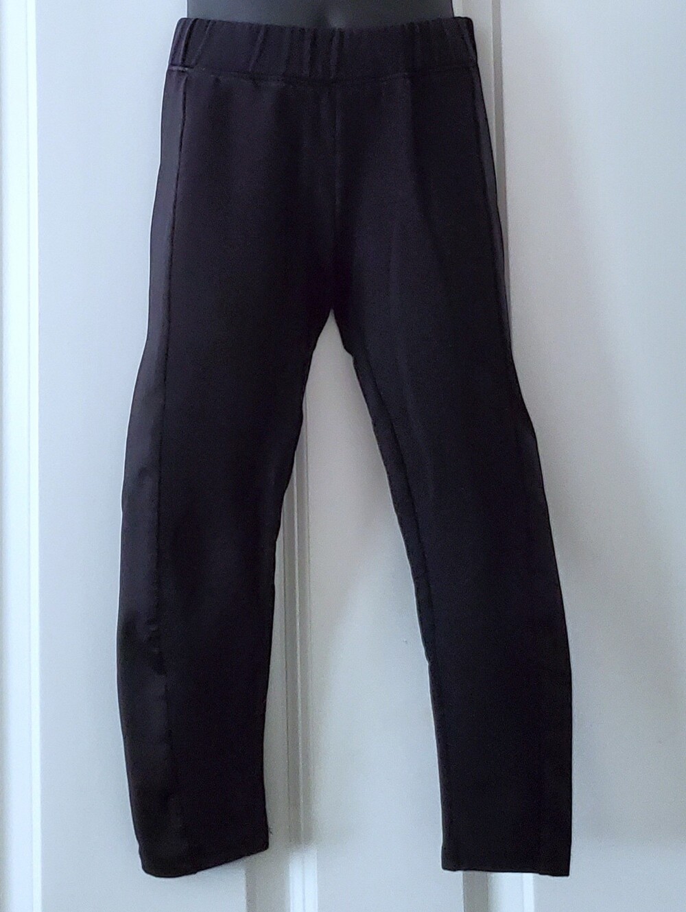 Children's Place Girl's Ponte Knit Skinny Pants With Faux Leather Detail
